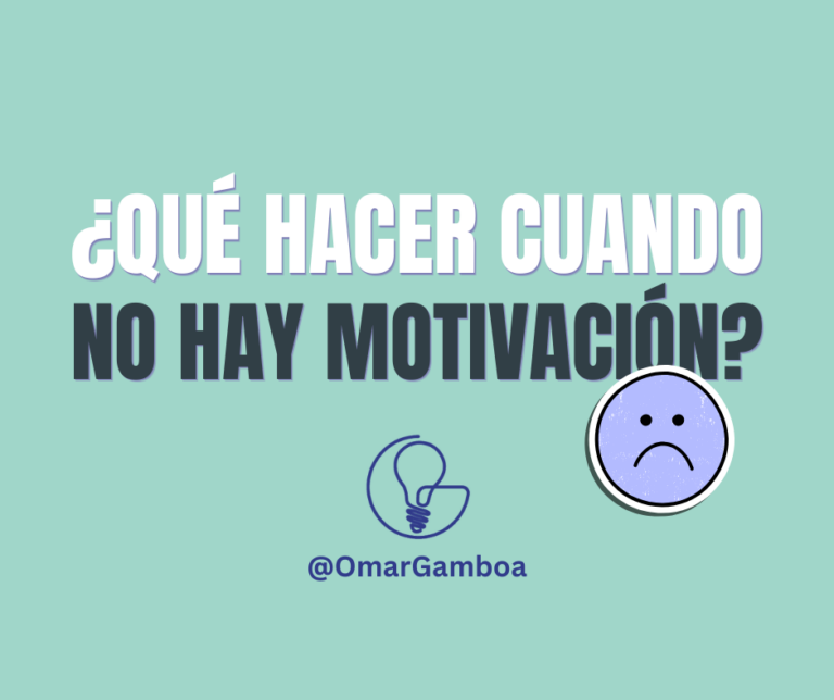 ¿qué hacer cuando no hay motivación? #Marmograma 38
